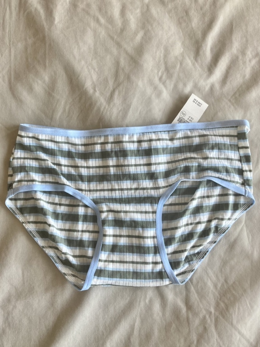 Aerie Modal Rib Striped Boybrief; NWT, Size Small